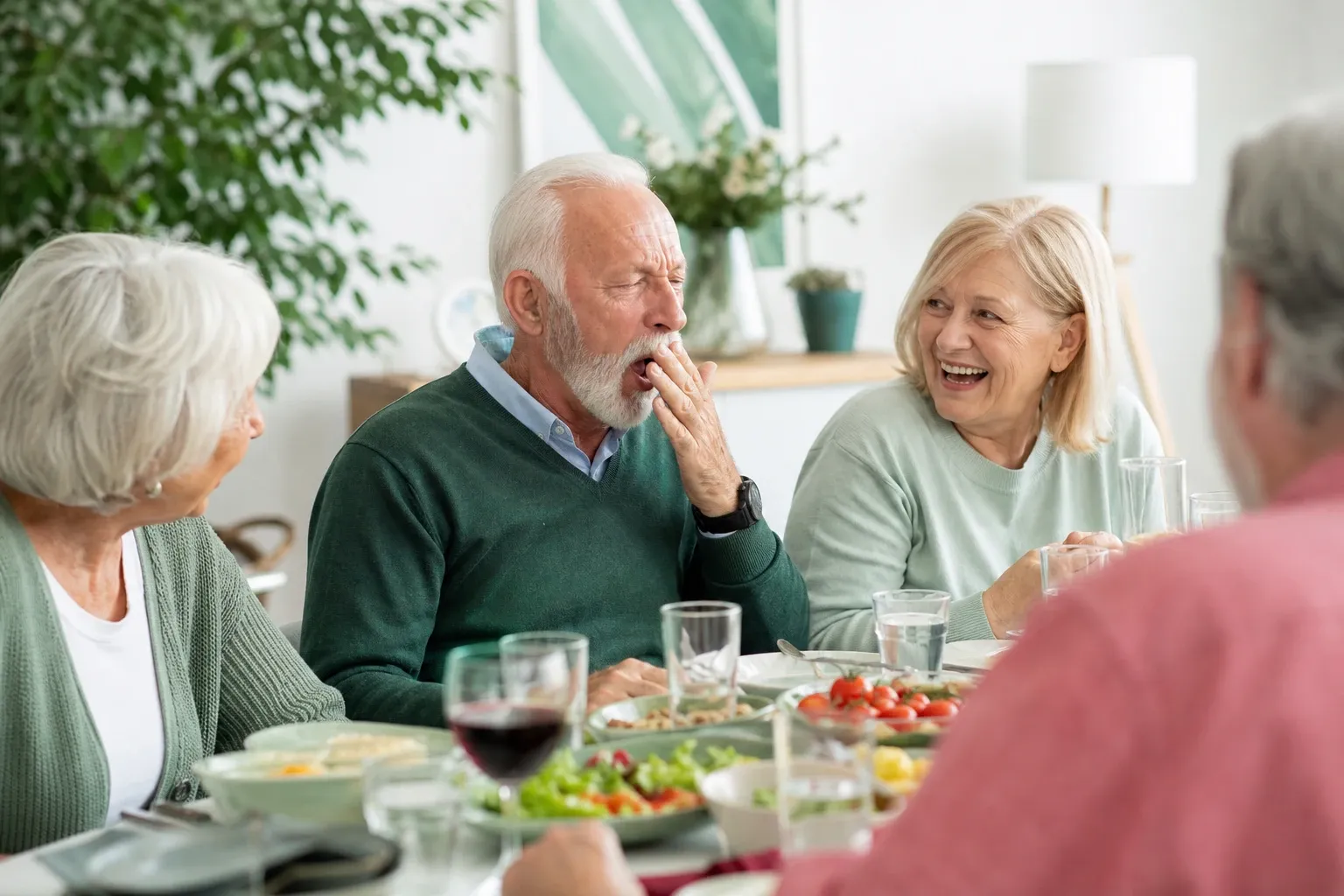When is bad breath coming from the throat, nose or body